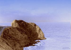 MERS EL KEBIR B LA CORNICHE VERS AIN EL TURCK 1964